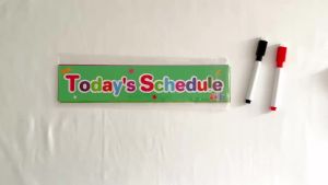 DIY Visual Schedule for Toddlers Daily Routines Schedule Cards Classroom Decoration Schedule Pocket Chart Add-ons Montessori