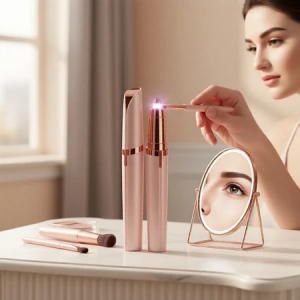 Rechargeable Electric Eyebrow Trimmer Women Mini Epilator safe automatic eyebrow shaver USB charging Eyebrow Remover Painless Precision Hair removel tools