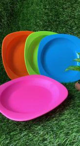 Piring Makan Plastik Persegi Serbaguna