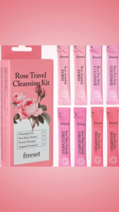 Freeset Travel Cleansing Travel Kit (2 Shampoos + 2 Ampoule Treatments + 2 Body Cleansers + 2 Cleansing Foams) 1 set