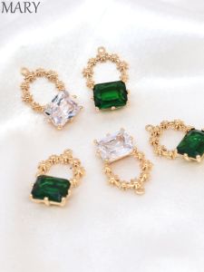 จี้โลหะผสมชุบทอง 14K รูปทรงกลวง ทำมือ DIY เครื่องประดับ จี้เล็กสำหรับสร้อยคอ สร้อยข้อมือ เครื่องประดับแฟชั่นใหม่