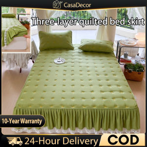 CASA Single/Double/Queen/King size triple-padded bed skirt/sheet