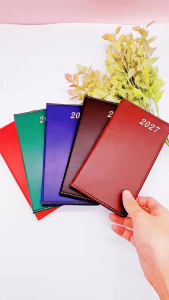 2027 Compact A6 Mini Planner - New Years Edition 48K-1 Size Diary with Monthly & Weekly View