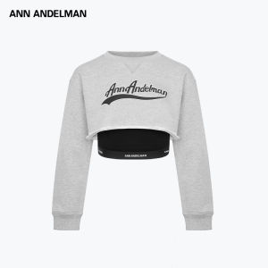 ANN ANDELMAN | Star-endorsed Printed Faux Two-piece Hoodie Short