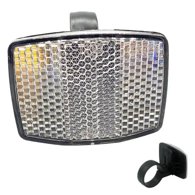 Bicycle Warning Light Front Rear Reflector Safety Lens Portable Durable Reflective Light Outdoor cycling Safety Accessories