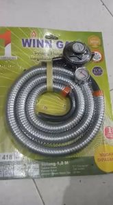 (termurah) PAKET SELANG DAN REGULATOR GAS - WINN GASS