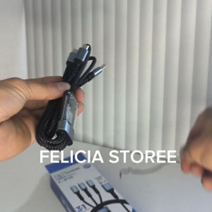 Kabel 3 in 1 100W untuk Pengisian Cepat