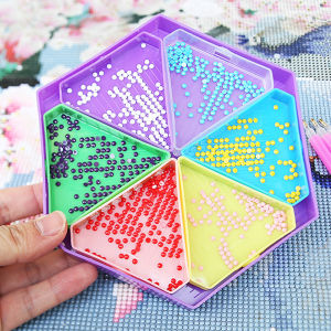 New Removable 6 Slots Diamond Painting Storage Containers Trays Diamond Painting Accessories Lardge Diamond Painting Trays