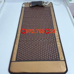 Thảm đá nóng 80x190cm giảm đau lưng xương khớp và thoát vị địa đệm cho người cao tuổi