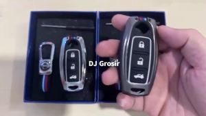 Casing Metal Elegant Kunci Remote Nissan Juke Xtrail 3 Tombol