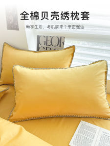 Pure Cotton Pillowcases Washed 48x74cm Single Person Pillow Core Inner Case Student Dormitory Use Breathable Comfortable Bedding