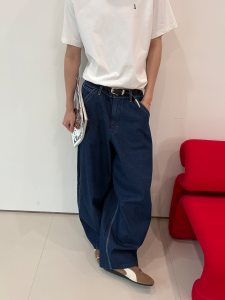 Roaringwild | Retro Wash Flared Denim Trousers for Men