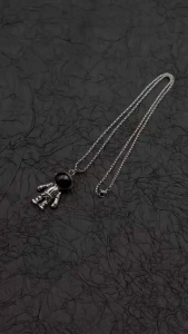 BABULIN Astronaut necklace Mens and womens matching necklace fashion jewelry