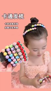 Xước Tóc/Cài Tóc Mái Kim Loại Đính Hoa Trái Cây Xinh Xắn Đáng Yêu Cho Bé Gái