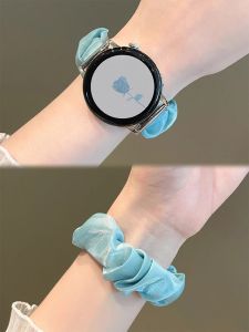 Uhada Adjustable Sports Smartwatch Band for Huawei GT4 Watch3/4Pro Womens Style Ice Silk Chiffon Fall Winter Personalized GT6