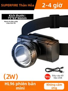 SUPERFIRE | Đèn Đeo Đầu Sạc Điện Cho Đi Phượt và Câu Cá