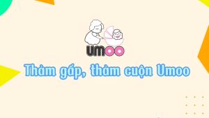Thảm gấp gọn Umoo chính hãng cho bé kích thước 1.8 x 2m dày 1cm