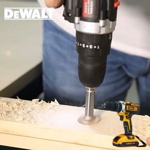 {Free Batteries } DEWALT 168V Cordless Electric Hammer Drill Driver Heavy Duty Original Impact Drill