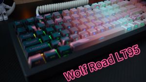 LANGTU Tri-Mode LT95 Mechanical Keyboard 95Keys 8000Mah RGB Customized Screen Knob wireless Keyboard