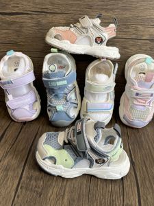 Summer Slippers Childrens Anti-Slip Soft Bottom Clog Shoes Boys Girls Toddler Learning to Walk Shoes Lightweight Mesh up up