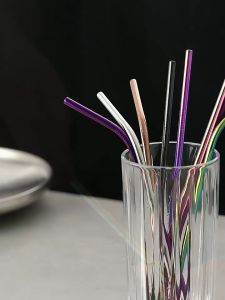 Colorful 304 Stainless Steel Straws & Reusable Drinking Accessories