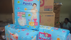 1 DUS Baby Happy Pants Popok Bayi Celana ISI 4 BAG