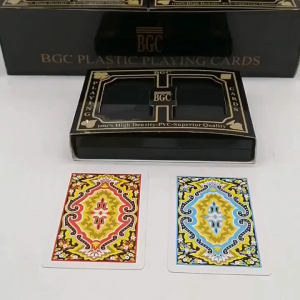 【SG Stock】BGC Plastic Playing Cards / Water Resistance / Red & Blue / Jumbo index / Standard Casino Size【Ship Out 24Hrs】