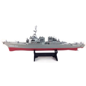 DDG-51 Navy Guided Missile Destroyer Ship Model Static Toys 44 CM / 17.32 INCHES with Display Stand