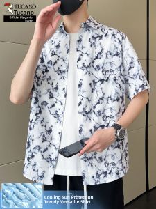 TUCANO | Summer Lightweight Ice Feeling Mens Flower Shirt