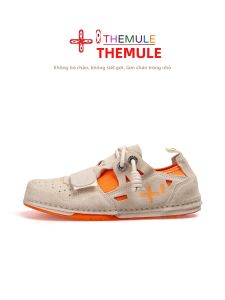 THEMULE | Breathable Perforated Suede Wide Feet Couples Casual Shoes