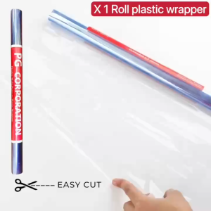 Waterproof plastic cover 5m Cut- Size  Protective film for books Clear plastic cover School supplies