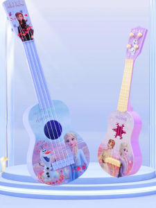 Elsa Ukulele กลองยูเกิลเลอร์เล็กสำหรับเด็ก ของขวัญวันเกิดสำหรับเด็กผู้หญิง อุปกรณ์ดนตรีเพื่อการศึกษา อุปกรณ์ดนตรีแบบตั้งได้ ต้นกำเนิดจีน