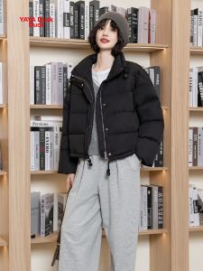 YAYA | Trendy Women Short Style Multi-matching Stand Collar Down Jacket