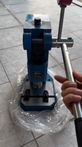 แท่นอัดปั้มโลหะใช้มือโยก แรงกด1ตัน เครื่องกด (มีตุ้มถ่วง) รับประกันสินค้า 6 เดือน