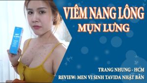 MEN VI SINH TAVIDA chai xịt sạch mụn lưng chai xịt đánh bay viêm nang lông