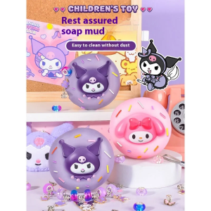 Sanrio Blind Box Toy Soap Dig Gemstone Surprise Toys Scrape Soap Handmade Excavation Treasure Gem Make DIY Beaded Bracelet Kids Heart Educational Handmade Toy Multiple Fun Cultivate Hands-on Ability Early Education Toys Kuromi Gifts