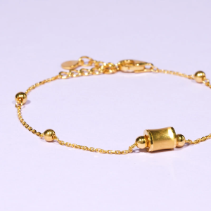 Chow Sang Sang 周生生 MINTYGREEN Glow 999 Price-by-Weight Pure Gold Bracelet 18cm 94606B
