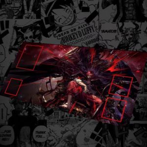 Bandai | Hot One Piece Tcg Play Mat DIY Non-Slip Rubber Mat Anime Card Game Battlefield Desk Pad Kids Toy Gift Collection
