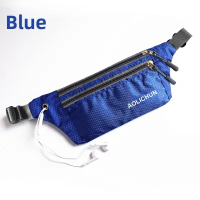 New Ultra-Thin Outdoor Running Sports Fanny Pack Fitness Mobile Phone Bag Invisible Close-Fitting Unisex Multifunctional Small Waist Bag