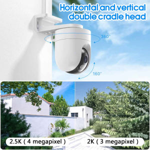 Xiaomi CCTV Camera 360 CW400 AW300 Mi CCTV Security Camera Outdoor IP66 Waterproof 2.5K 4 Megapixel Color Night Vision Duplex AI Human 小米室外摄像机