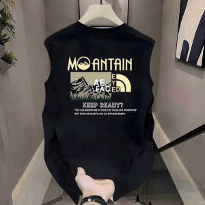 Áo Ba Lỗ Cotton Nguyên Chất Cao Cấp Mùa Hè Cho Nam Phong Cách Mỹ Cổ Điển Thời Trang Thể Thao Thường Ngày Không Tay Áo Thun