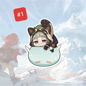 原神动漫亚克力胸针 书包包包背包铅笔盒服饰配饰挂件 别针徽章配件 Genshin Brooch Acrylic Badge Pin School Pencil Bag Diy Decoration Jewelry Gift for Kids Girls Hiasan Beg Kerongsang Tudung Budak Hadiah Kanak XZ23