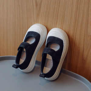Mary Janes Canvas Shoes Girls Summer New Breathable Casual Childrens Biscuit Shoes Middle Large Children Board Shoes