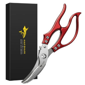 Mad Shark | Heavy Duty Food Grade Stainless Steel Kitchen Scissors