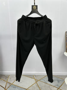 Mens Summer Casual Sports Outdoor Loose Fit Long Pants Quick Dry Breathable Comfortable Elastic Sweatpants Youth Trend