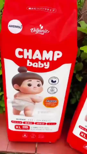 [Sản phẩm mới]-CHAMPION BABY-Tã quần/tã dán cho bé thoải mái nhẹ và thoáng khí giao hàng nhanh S/M/L/XL/XXL/XXXL(50pcs)