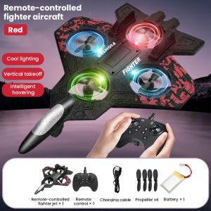 Rc Glider Flying Toy With Light Jet Airplane 2.4G EPP Stunt Remote Control Foam Fighter Plane Toys for Boys Kids Birthday Gifts