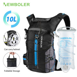NEWBOLER 10L Outdoor Water Repellent Sports Bag Cycling Hydration Backpack Travel Hiking Climbing MTB Road Bicycle Backpack