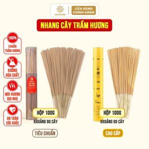 Nhang cây trầm hương tự nhiên thơm đốt xông nhà tẩy uế đồ thờ cúng phong thủy Sơn Mộc Hương may mắn tài lộc