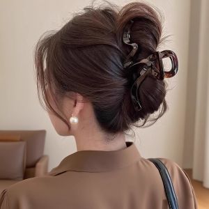 Womens Acrylic Wave Hair Gripper Large Quantity Thick Shark Tail Back of Head Clip 2025 New Version Enhanced Sensation Hair Clippers